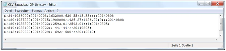 CSV Beispiel OP V1