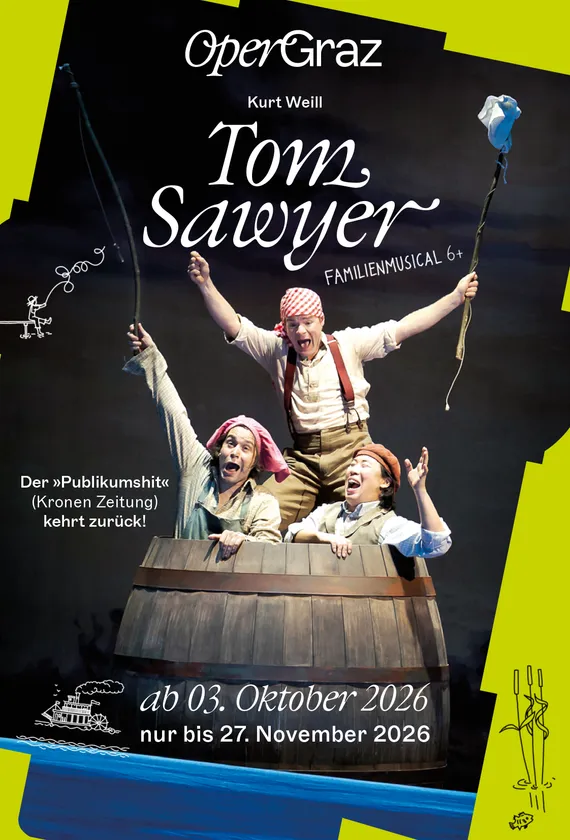 Plakat Tom Sawyer Familienmusical