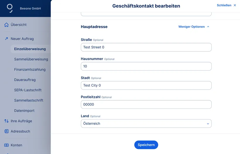 Kontakt bearbeiten