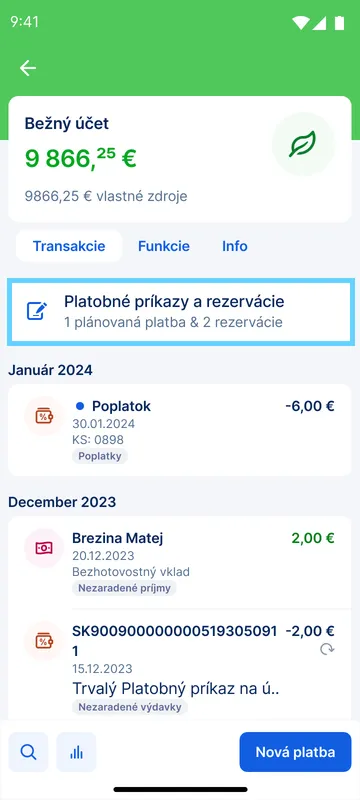 prehľad príkazov