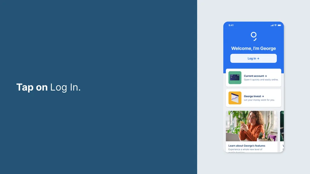 Tap on Log In.