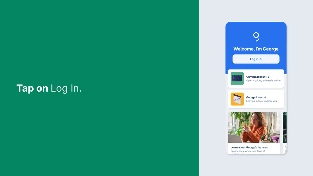 Tap on Log In.