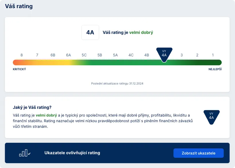 Rating firmy