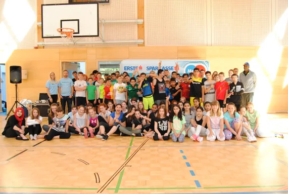 Gruppenbild von Schülern