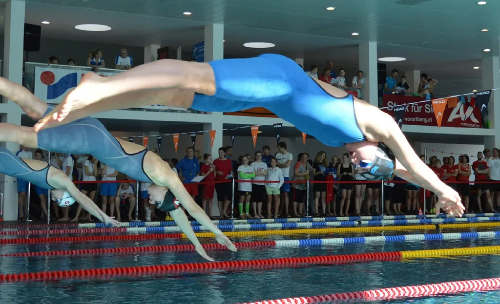 Carina Bihlmayer vom Schwimmclub Sparkasse Söll bei der Österr. Hallen-Staatsmeisterschaft in Dornbirn. Foto: SC SPK Söll