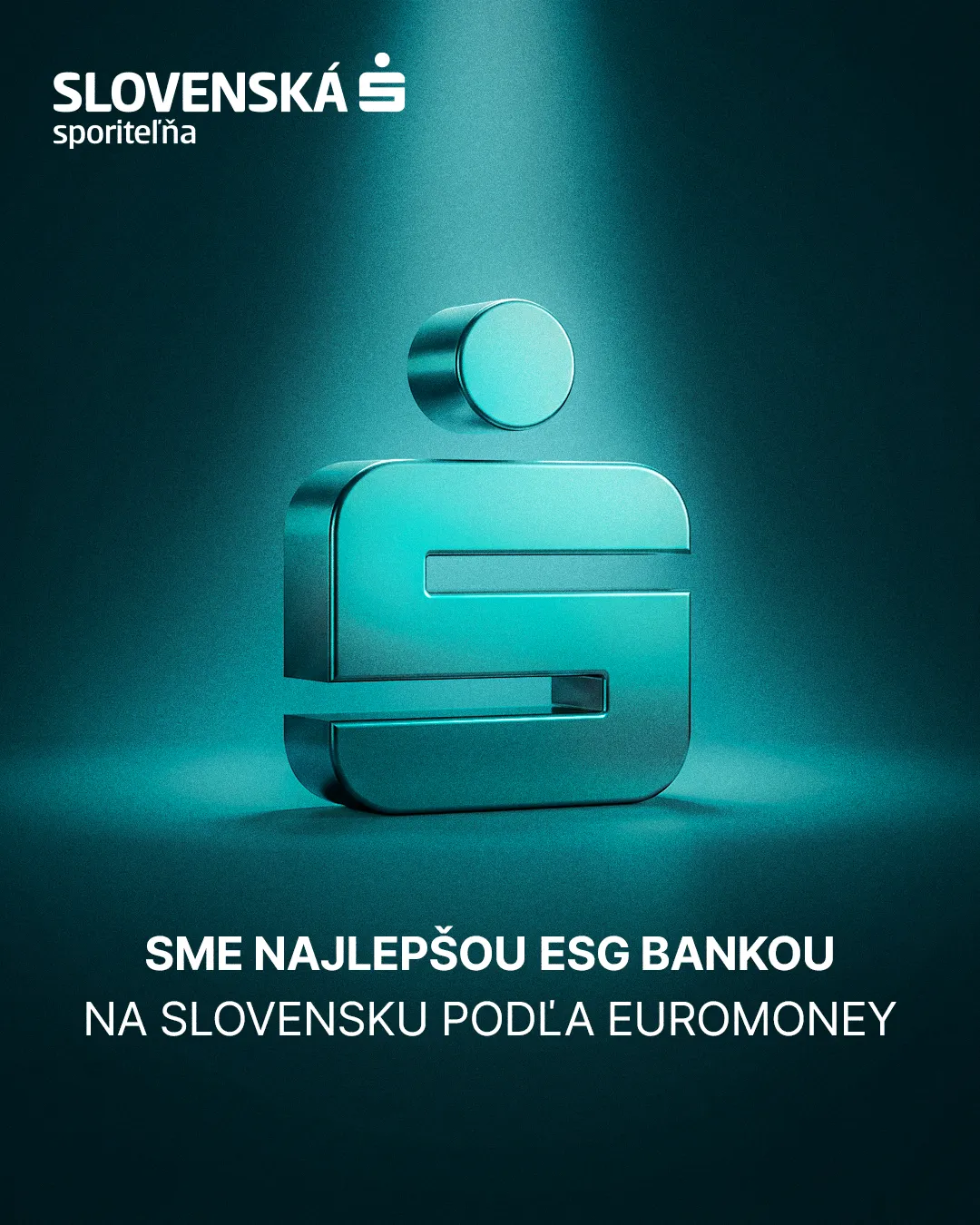 Vizuál k oceneniu Slovenskej sporiteľne ako najlepšej ESG banky v roku 2026