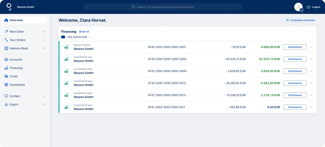 Financing Widget