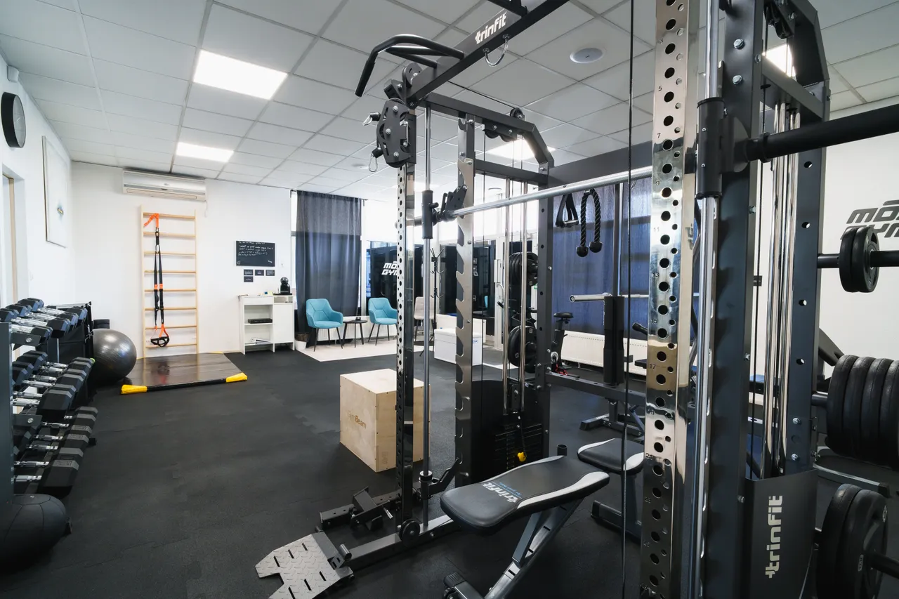 fitnes MôjGym interiér