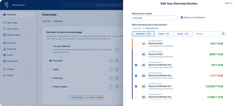 Select Accounts