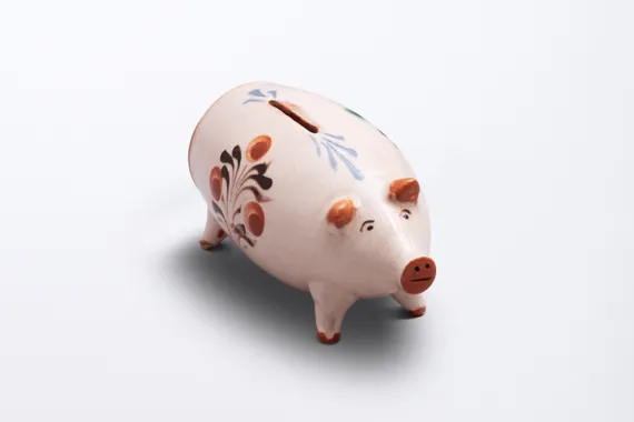 Sparschwein, Keramik