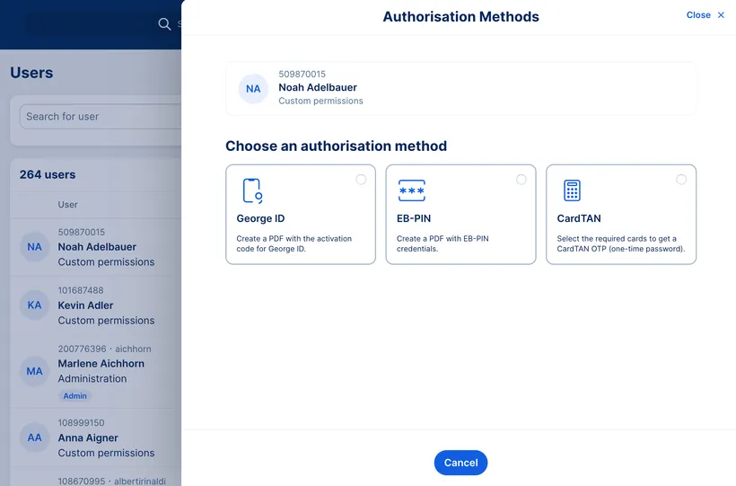 Authorisation methods