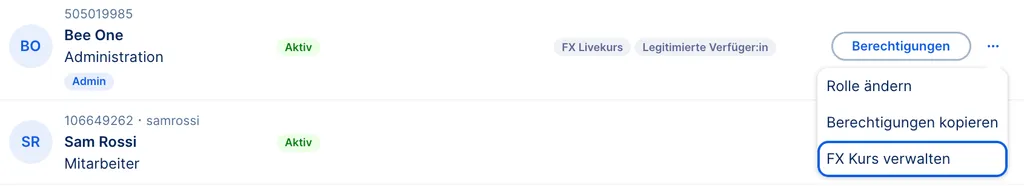 LF Livekurs Label