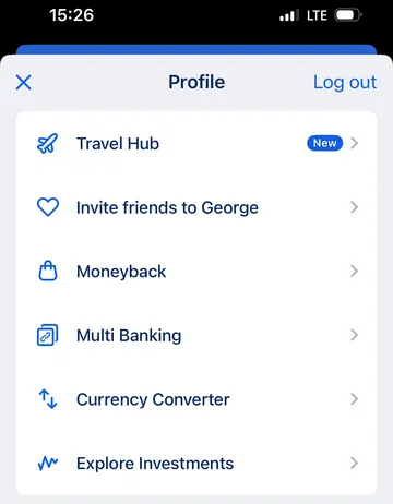 George profile options