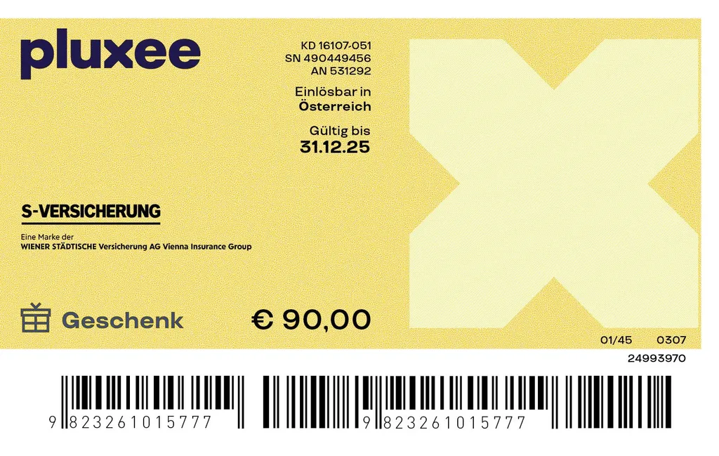 90€ Pluxee Gutschein