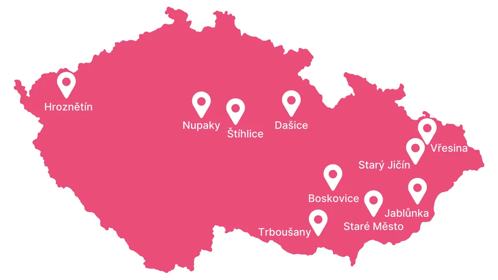 Mapa velké granty Dokážeme víc