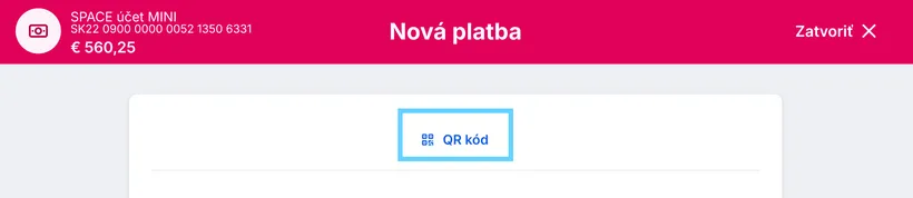zadanie novej platby web