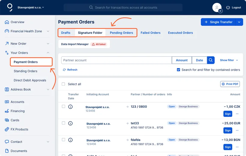 Overview of payments