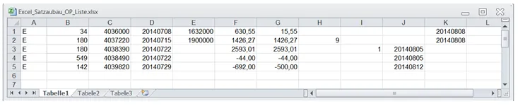 EXCEL Beispiel OP V1