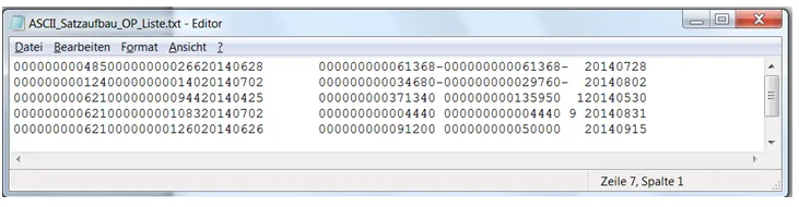 ASCII Beispiel OP V1