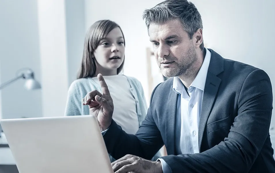 otec s dcerou – working dads