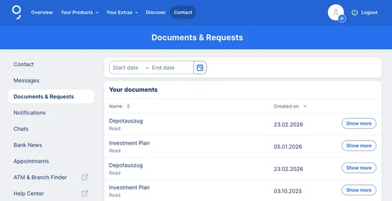 george web documents and requests