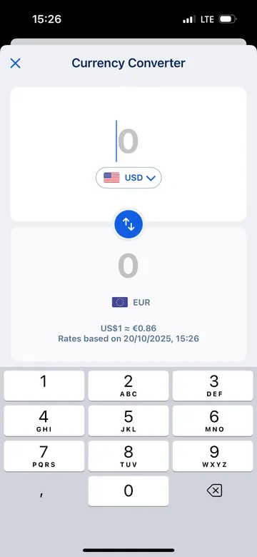 George currency converter