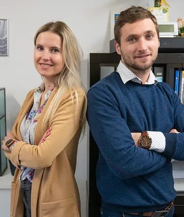 Helena Janíková a Filip Janík